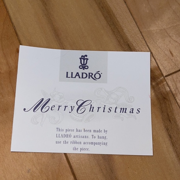 🎄 LLADRO VINTAGE 1998 White Christmas Bell Ornament🎄 - Picture 8 of 11